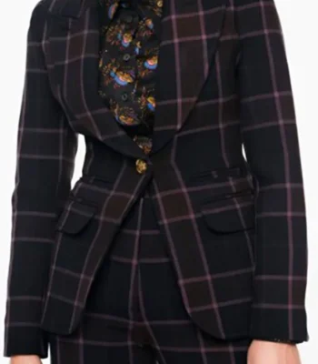 Eve Harlow Watson Black Checked Blazer