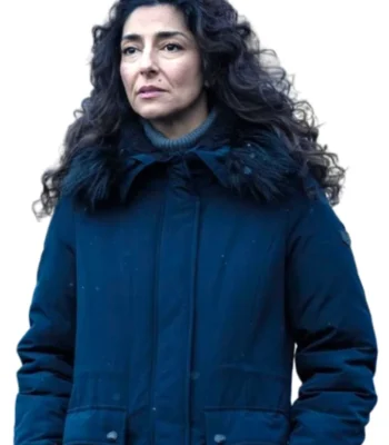 Evelyn Mayor of Kingstown S04 Blue Parka Jacket