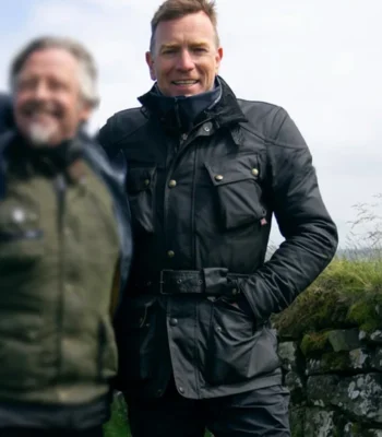 Ewan McGregor Long Way Home S01 Black Jacket