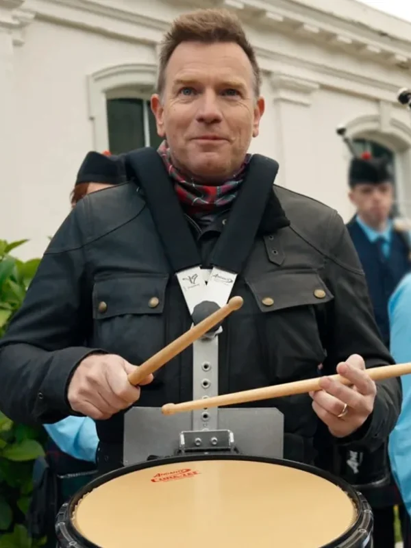 Ewan McGregor Long Way Home S01 Black Jacket