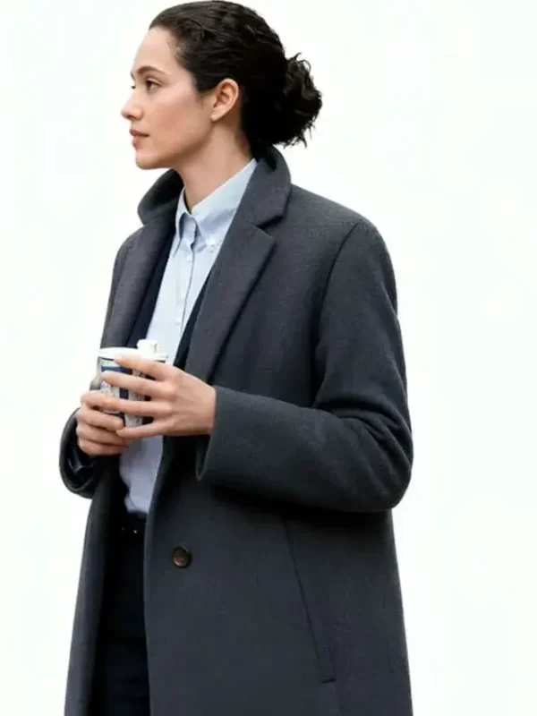 Furious Emmy Rossum Wool Coat