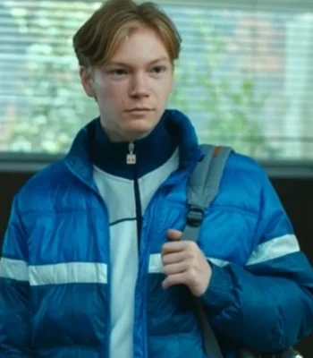 Filip Schnack Cassandra Blue Puffer Jacket
