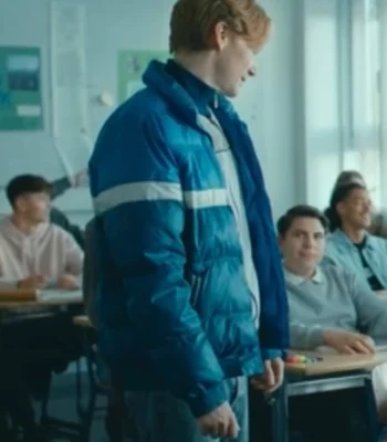 Filip Schnack Cassandra Blue Puffer Jacket