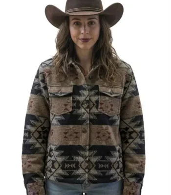 Fire Country S05 Chloe Mackenzie Aztec Jacket