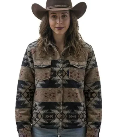 Fire Country S05 Chloe Mackenzie Aztec Jacket