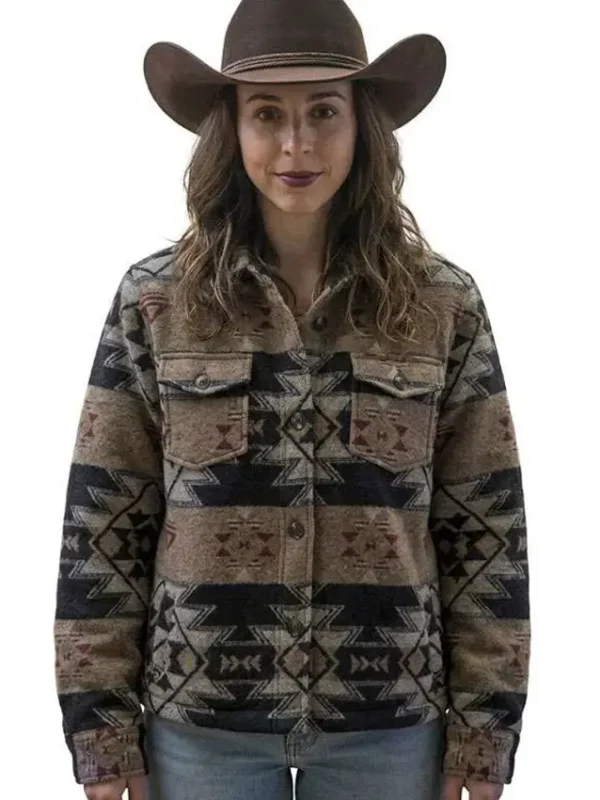 Fire Country S05 Chloe Mackenzie Aztec Jacket