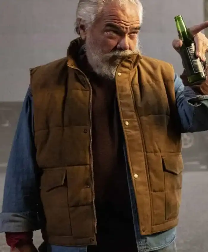 Fire Country S03 Wes Fox Brown Vest Fire Country S03 Wes Fox Brown Vest