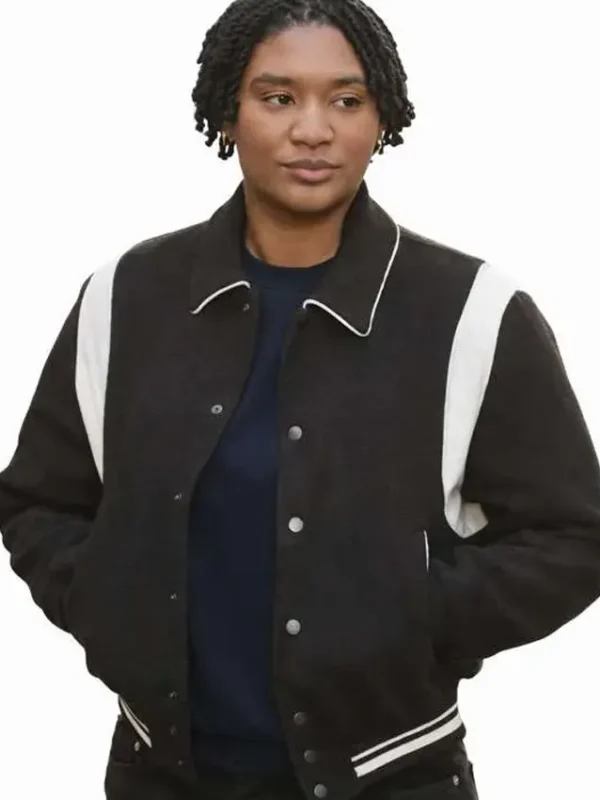 Fire Country S04 Eve Edwards Black Wool Jacket