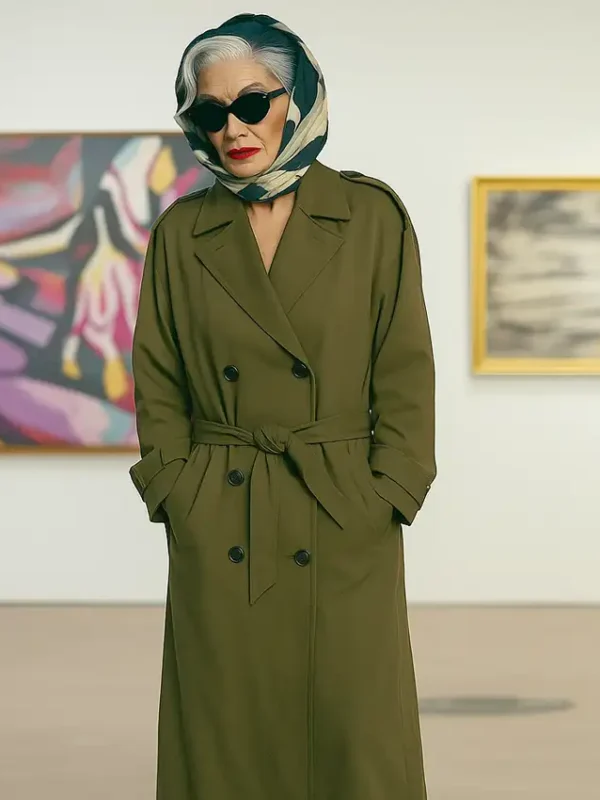 Frauds Miss Take Green Coat
