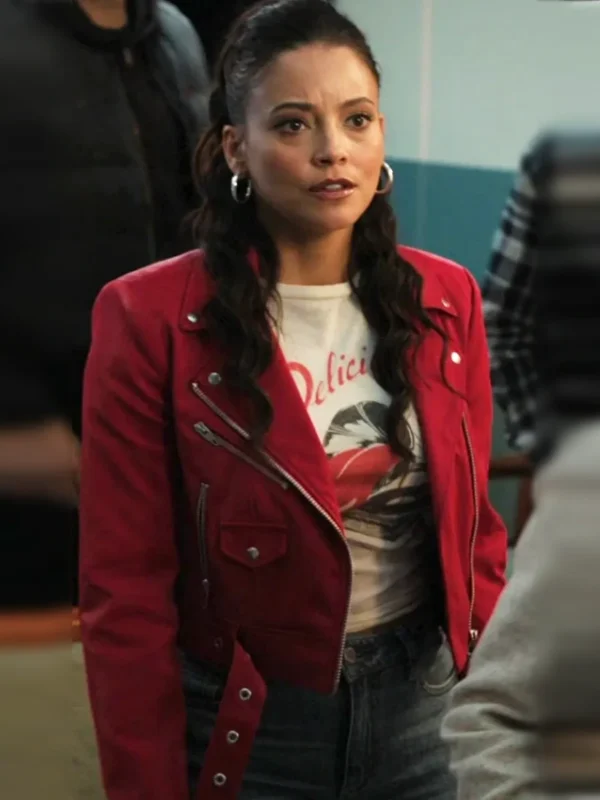 Gabrielle Walsh Found S02 Red Leather Jacket