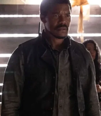 Gaius Charles The Walking Dead Dead City S02 Leather Vest