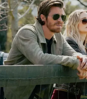 Garrett Hedlund Tulsa King S03 Suede Leather Jacket