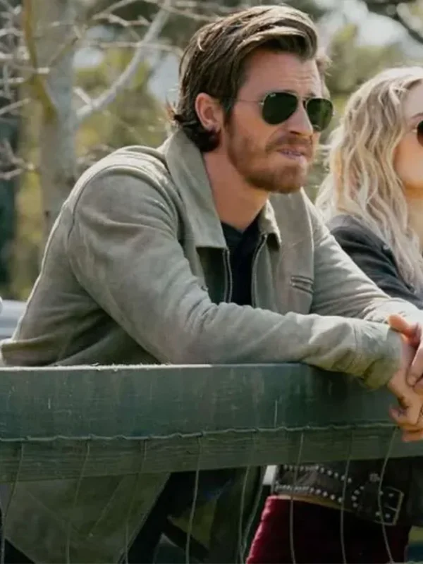 Garrett Hedlund Tulsa King S03 Suede Leather Jacket