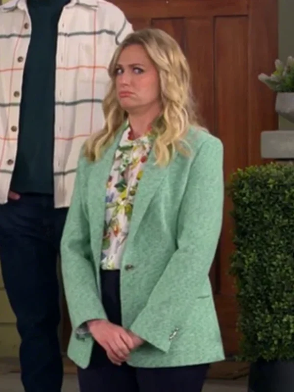 Gemma The Neighborhood Green Blazer