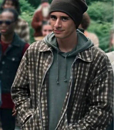 Georgie Farmer Wednesday S02 Plaid Jacket