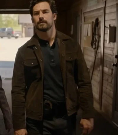 Giacomo Gianniotti Wild Cards S02 Brown Jacket
