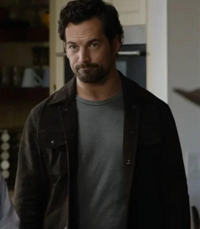 Giacomo Gianniotti Wild Cards S02 Brown Jacket