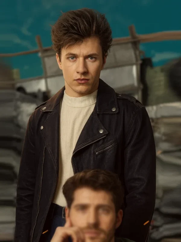Gijs Blom The Kollective S01 Black Leather Jacket