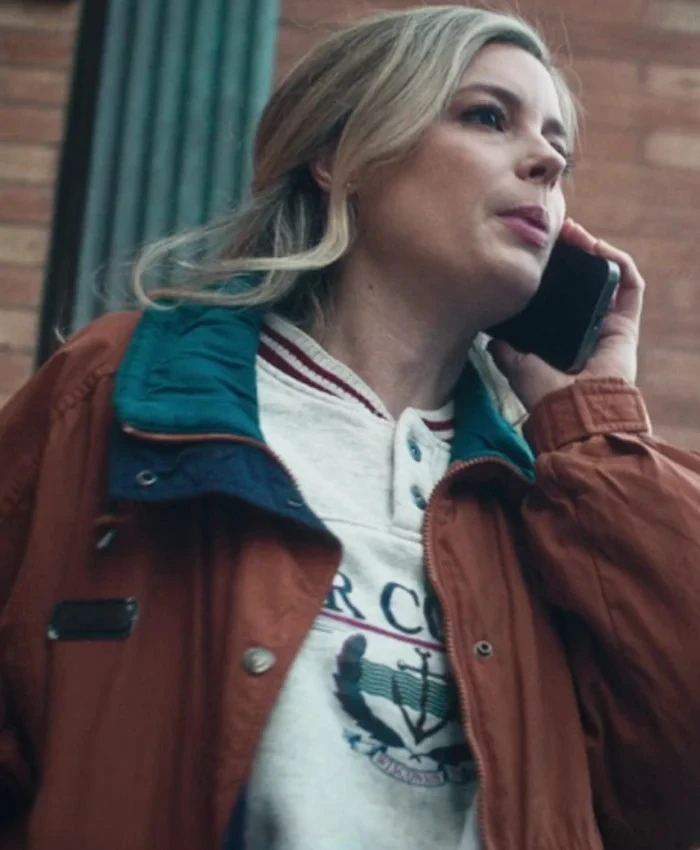 Gillian Jacobs The Bear S04 Orange Jacket Gillian Jacobs The Bear S04 Orange Jacket