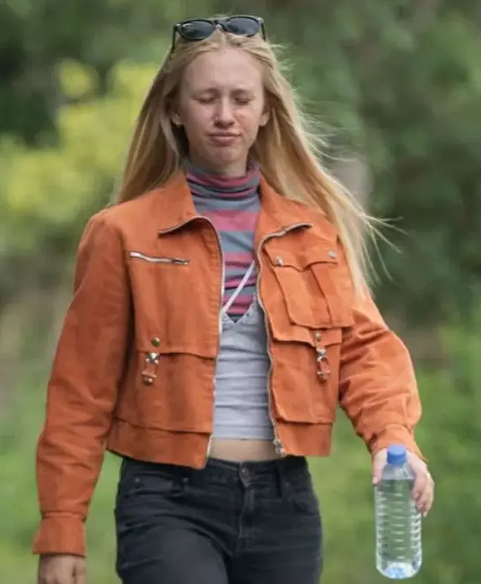 Girl Taken Lily Riser Cropped Jacket Girl Taken Lily Riser Cropped Jacket