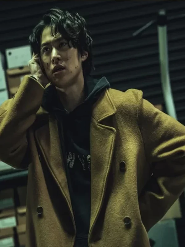 Gong Myung Mercy for None S01 Brown Wool Coat
