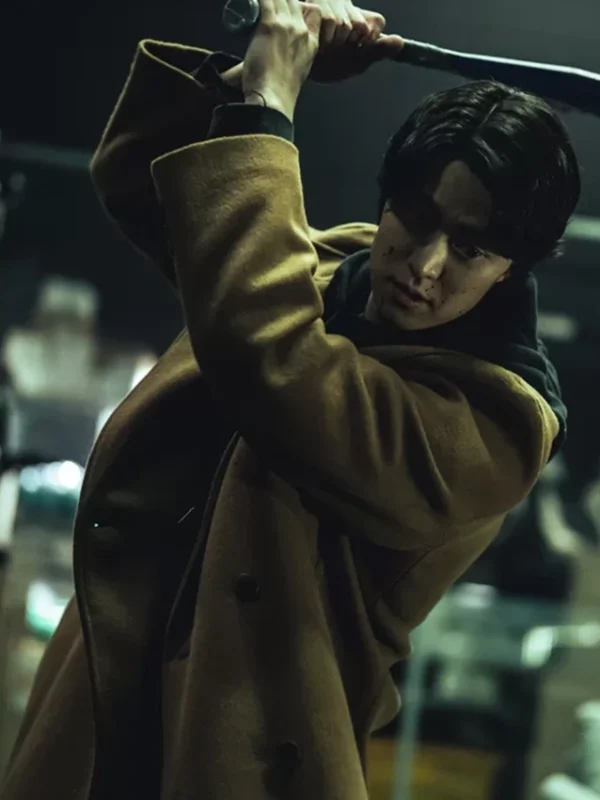 Gong Myung Mercy for None S01 Brown Wool Coat
