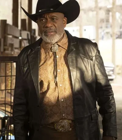 Gregory Alan Williams Will Trent S03 Leather Blazer
