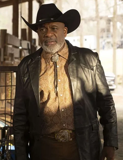Gregory Alan Williams Will Trent S03 Leather Blazer Gregory Alan Williams Will Trent S03 Leather Blazer