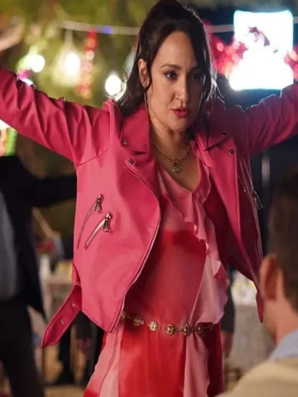 Gupse Özay Platonic S01 Pink Leather Jacket