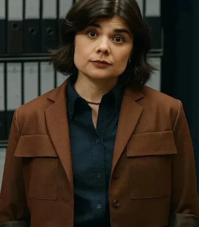 Gwyneth Keyworth Death Valley Brown Blazer