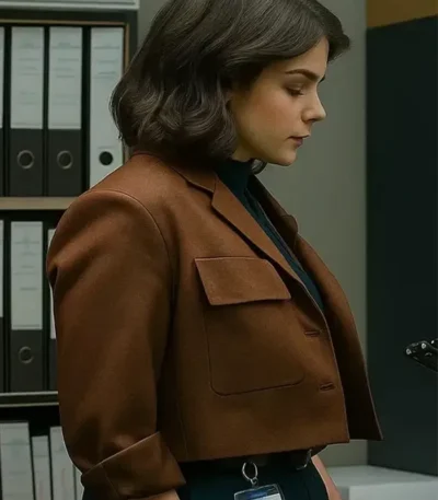 Gwyneth Keyworth Death Valley Brown Blazer