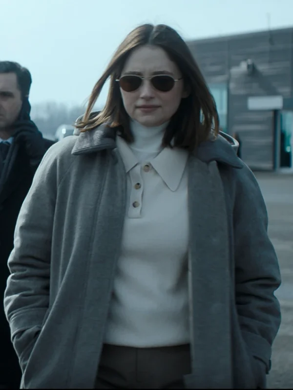 Haley Bennett The Last Frontier S01 Grey Coat