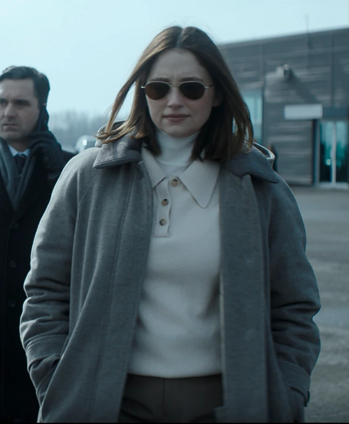 Haley Bennett The Last Frontier S01 Grey Coat Haley Bennett The Last Frontier S01 Grey Coat