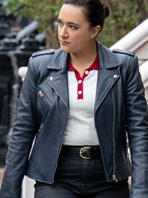 Hana Gibson FBI Most Wanted S06 Leather Biker Jacket