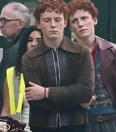 Harry Potter George Weasley Brown Suede Jacket