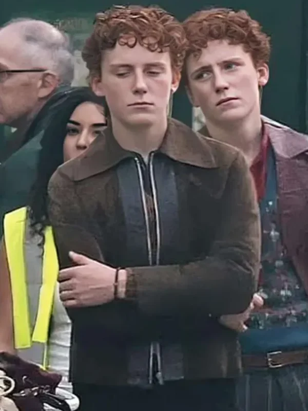 Harry Potter George Weasley Brown Suede Jacket