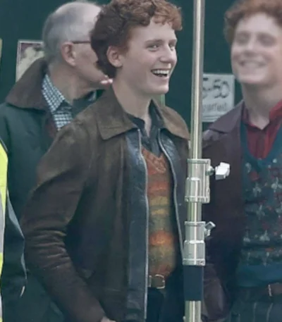 Harry Potter George Weasley Brown Suede Jacket