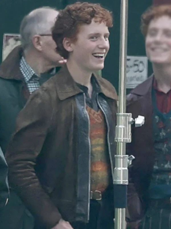 Harry Potter George Weasley Brown Suede Jacket