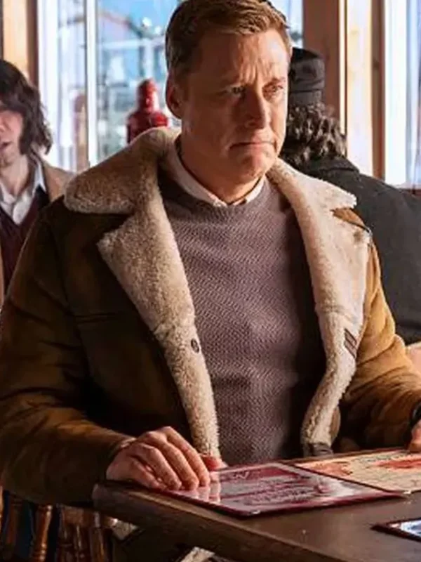 Harry Vanderspeigle Resident Alien S04 Shearling Jacket