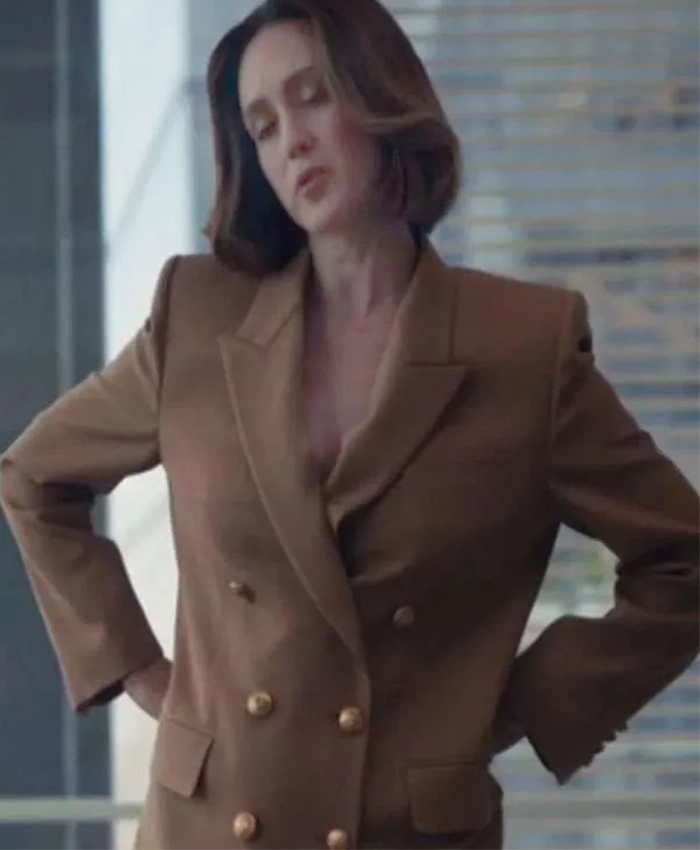 Heather Lind Your Friends and Neighbors S01 Brown Blazer Heather Lind Your Friends and Neighbors S01 Brown Blazer