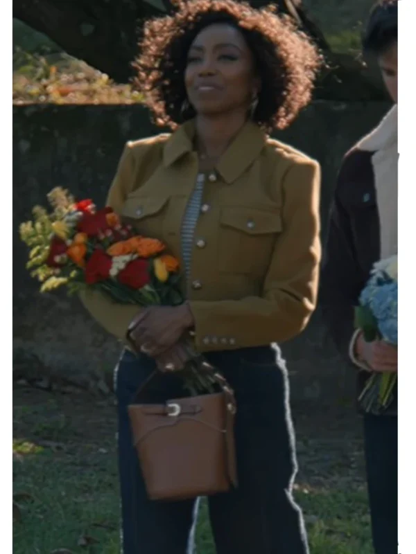 Helen Decatur Sweet Magnolias S04 Green Cropped Jacket