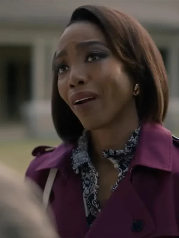 Helen Decatur Sweet Magnolias S04 Purple Trench Coat