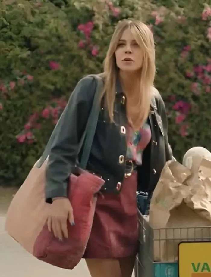 High Potential 2024 Kaitlin Olson Black Leather Jacket High Potential 2024 Kaitlin Olson Black Leather Jacket