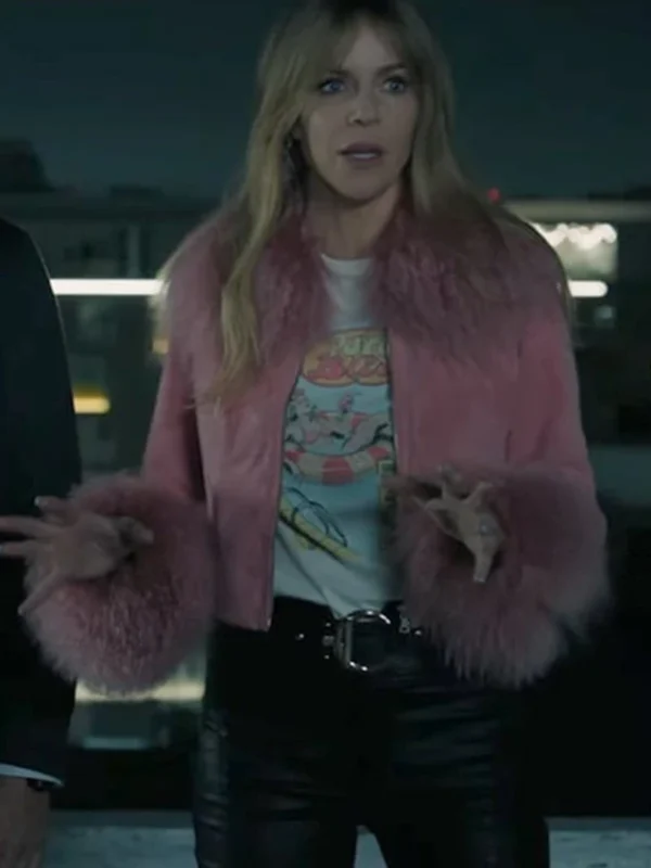 High Potential Kaitlin Olson Pink Jacket