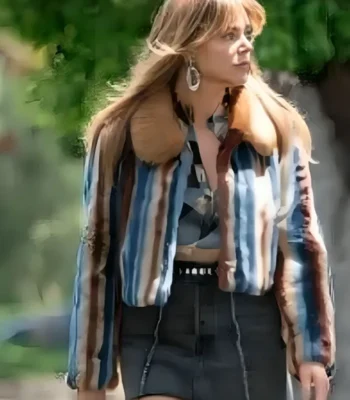 High Potential Kaitlin Olson Striped Jacket