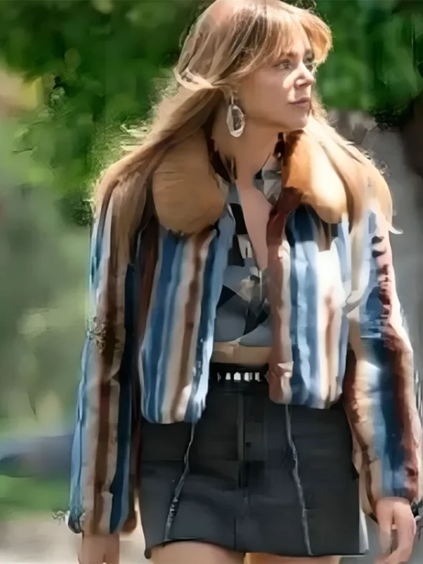 High Potential Kaitlin Olson Striped Jacket