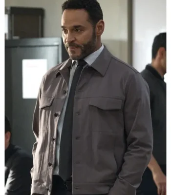 High Potential S02 Adam Karadec Grey Jacket