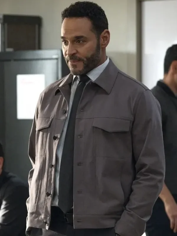 High Potential S02 Adam Karadec Grey Jacket