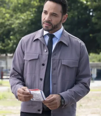 High Potential S02 Adam Karadec Grey Jacket