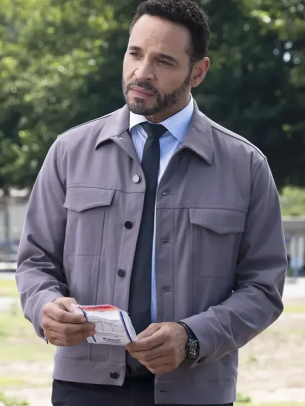 High Potential S02 Adam Karadec Grey Jacket